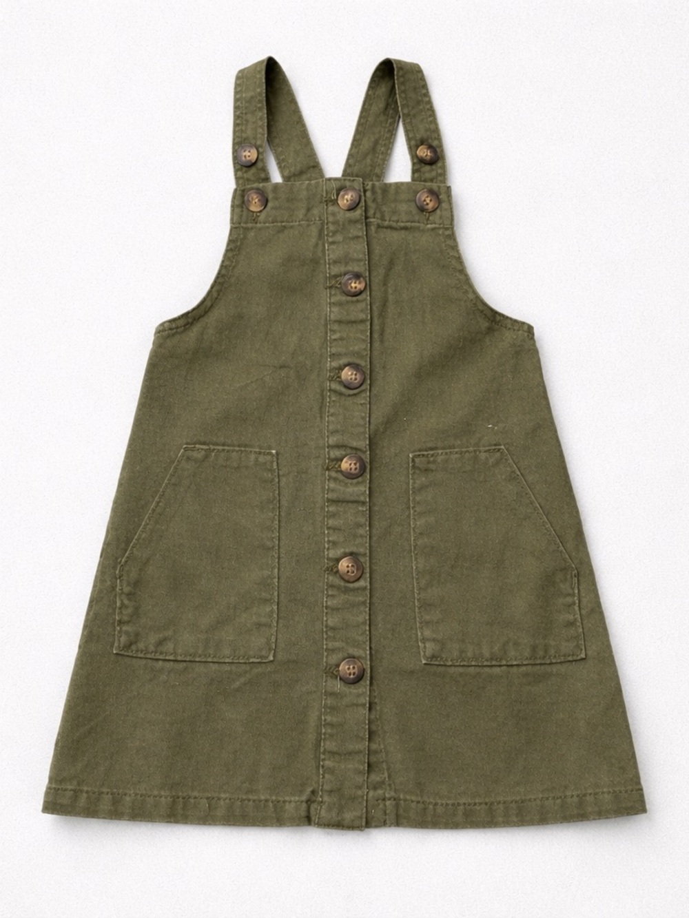 wonder nation Olive Utility Pinafore